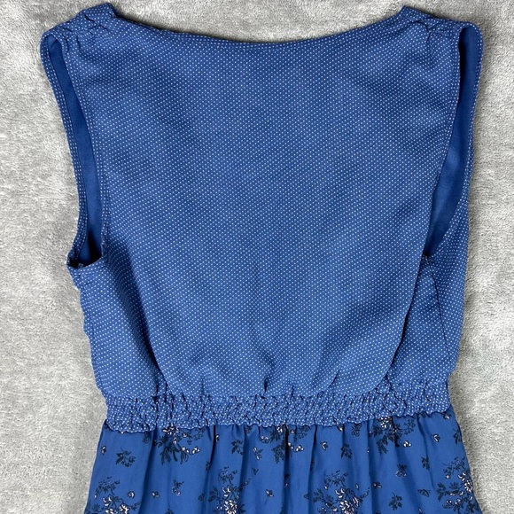 Anthropologie Dress Womens Small Pins&Needles Polka Dot Floral Retro Pinup Girly - Picture 8 of 8